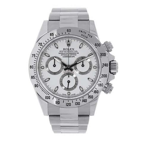 new rolex daytona white face|Rolex daytona 116520 40 mm.